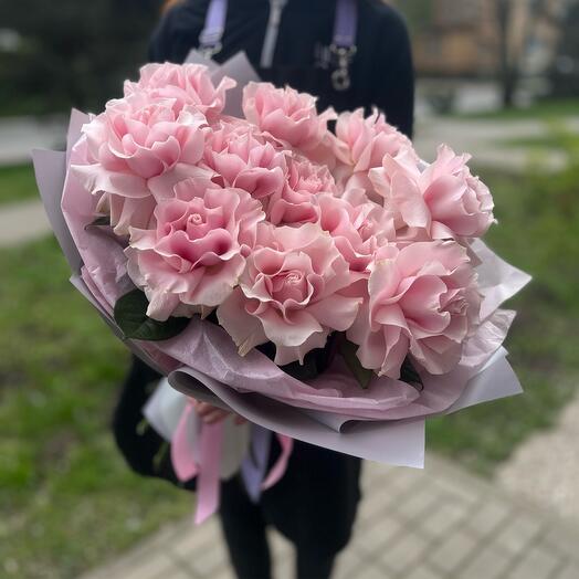 Моно букет из французских роз