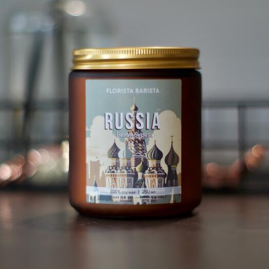 Ароматическая свеча «Россия белая береза» 250 мл