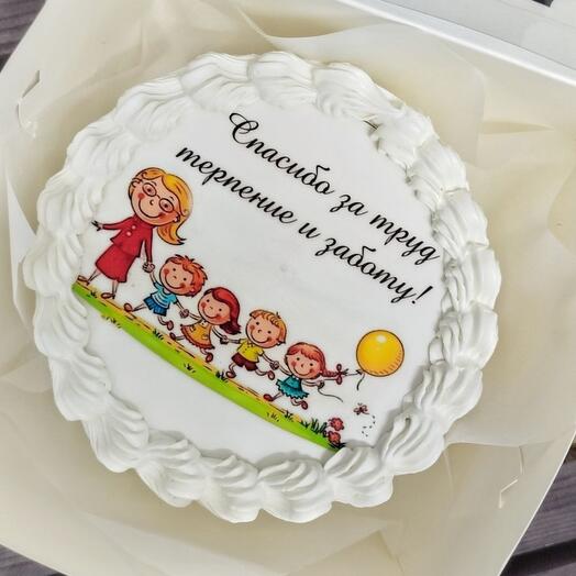 Бенто торт для воспитателя