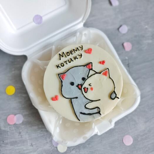 Бенто торт котики