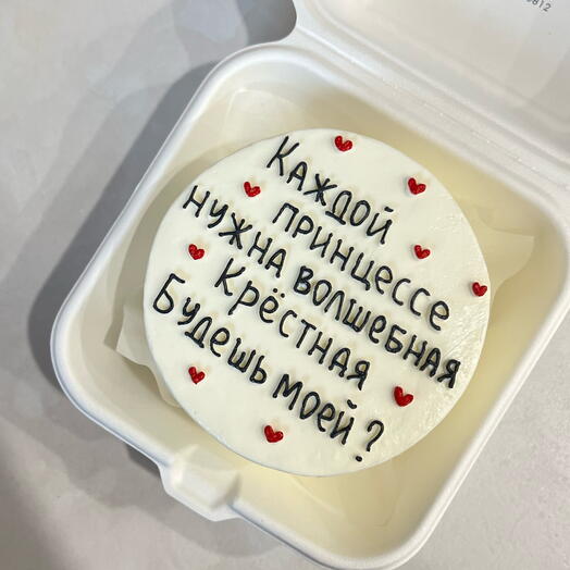 Бенто-торт крестной
