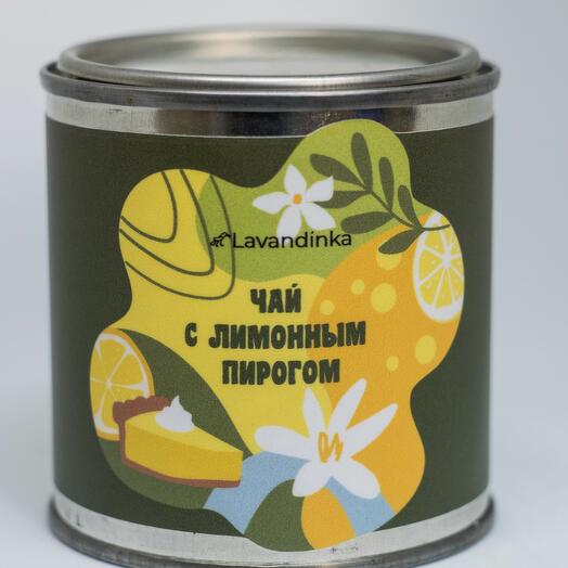 Ароматическая свеча "Чай с лимонным пирогом" 250 мл