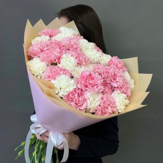 Букет из 31 диантуса (гвоздика)