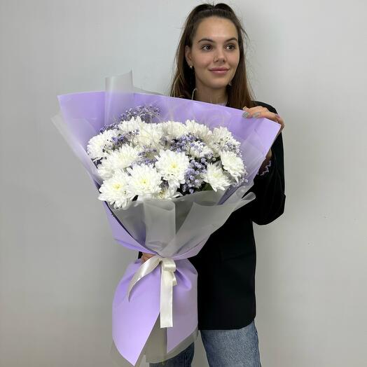 ♥️ Большой букет - Кустовая хризантема