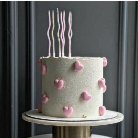 Торт розовая нежность