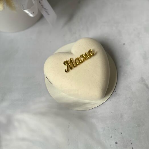 Торт сердце Маме