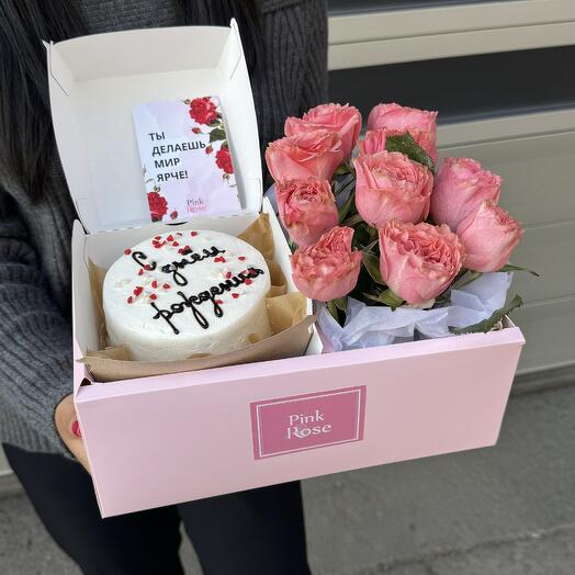 Цветы в коробке + бенто