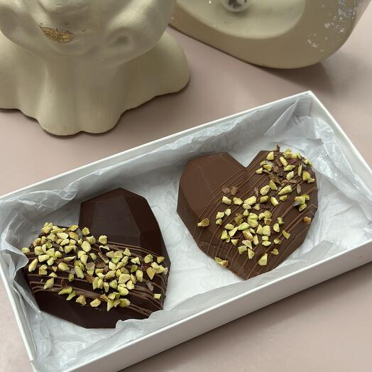 Corazón de chocolate de Dubai