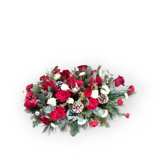 Mery night. Cristmass centerpiece