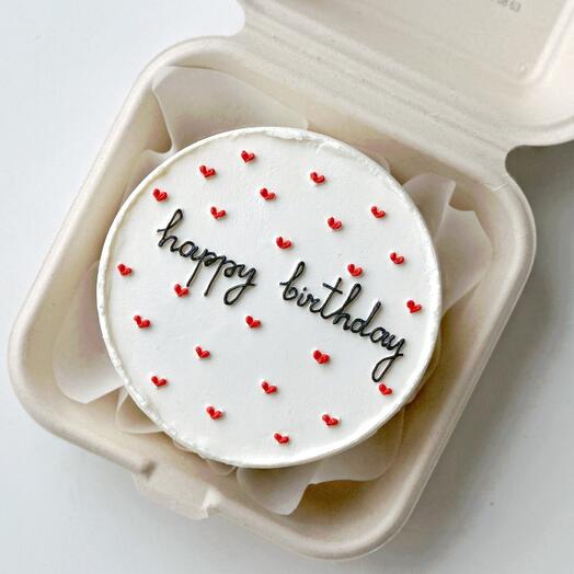 Bento cake "Happy birthday"