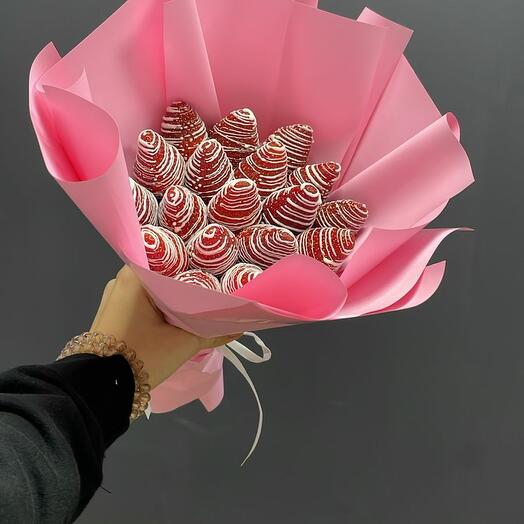 Клубничный букет из 19  🍓🍓