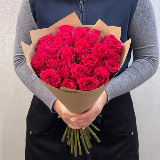 A novelty! Beautiful fragrant roses, 25 roses 40 cm