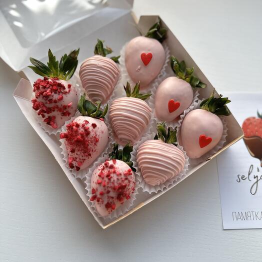 Клубника в шоколаде «Romantic» 9-12 шт