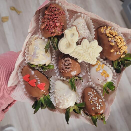 Клубника шоколадный