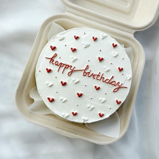 Бенто торт на день рождения «happy birthday