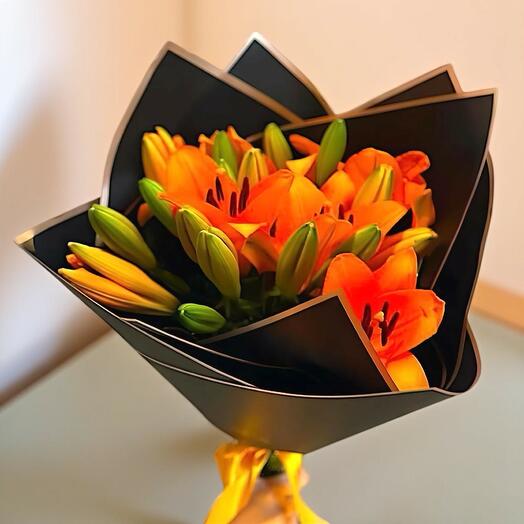 Ramo de Liliums Naranjas – Energia y elegancia en cada flor