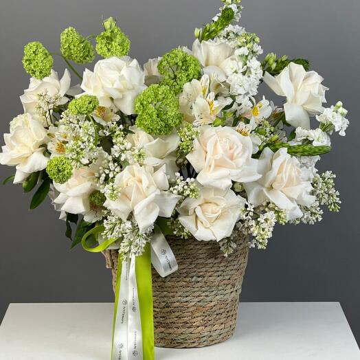 Цветы Букет Art Flowers Ақ Самал