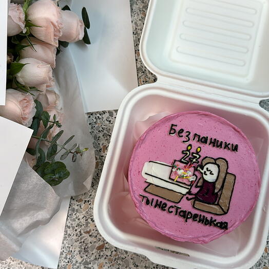 Бенто торт с рисунком