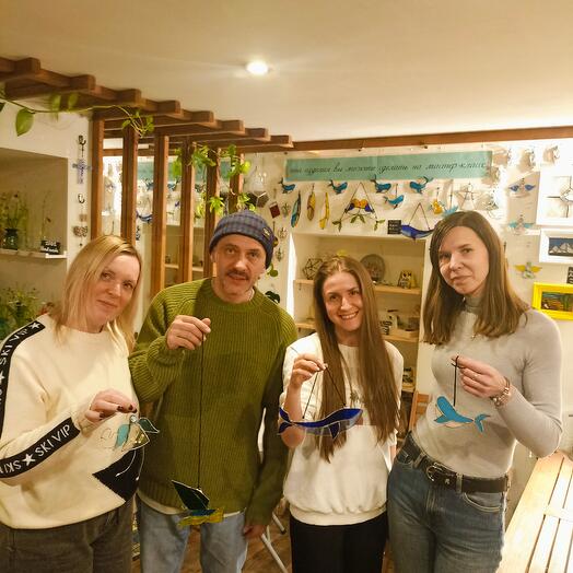 Электронный Сертификат день рождения в Лавке Витражиста (на 4 человека)