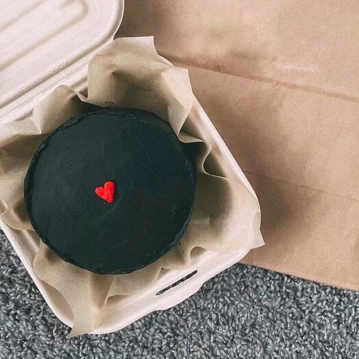 Бенто-торт Black Heart со вкусом на выбор от Grand Depot