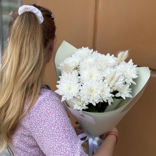 🤍🌼 Хризантемы для неё