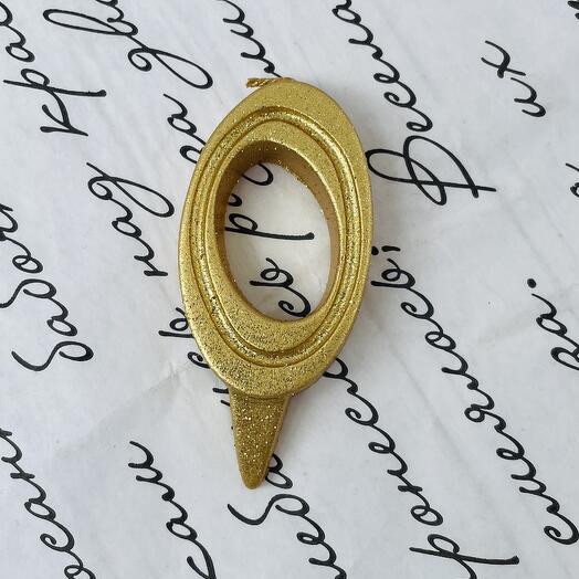 Свеча-цифра 0