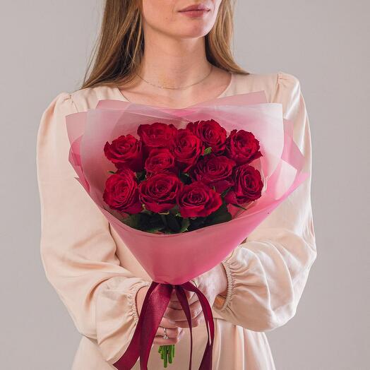 Букет из 11 красных роз
