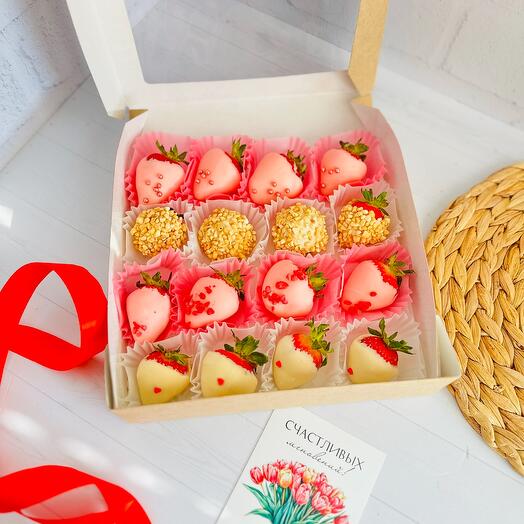 Клубника в шоколаде 16 шт