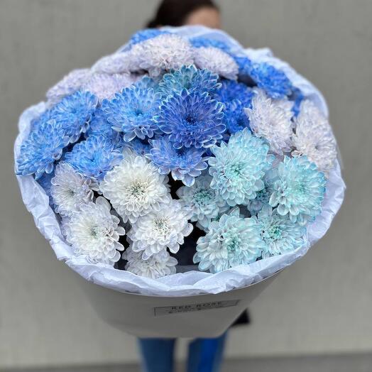 Синие хризантемы 🦋
