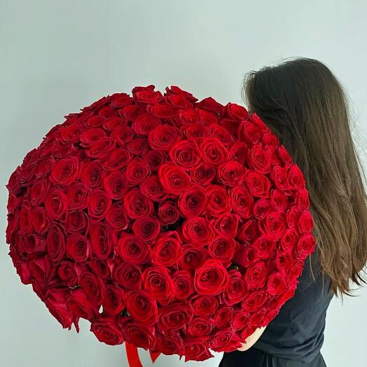 Букет «101 Роза Рэд Наоми🌹»