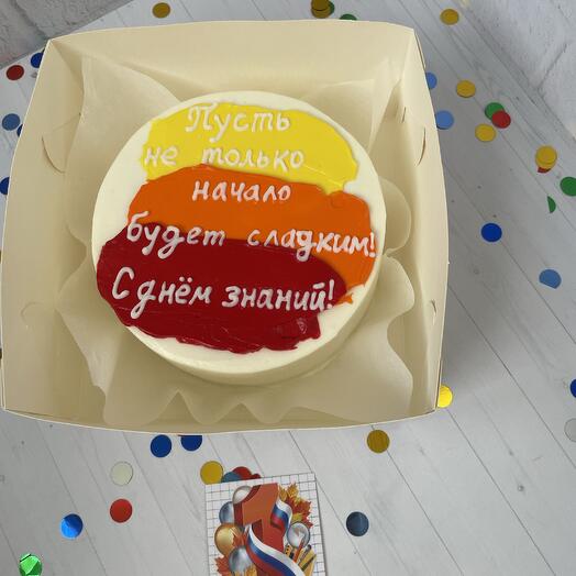 Бенто торт Пусть не только начало будет сладким ! С Днём знаний