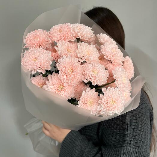 Моно букет из нежных Хризантем 🌸