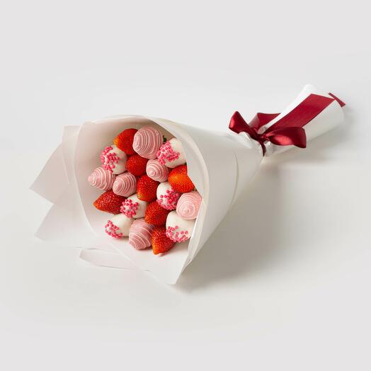 Букет из клубники в шоколаде номер 10 - размер S