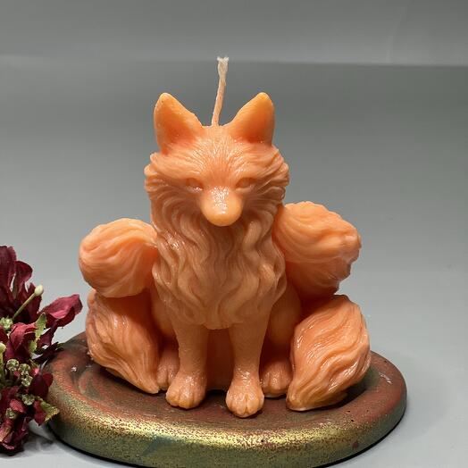 Свеча декоративная ручной работы «Кицунэ»