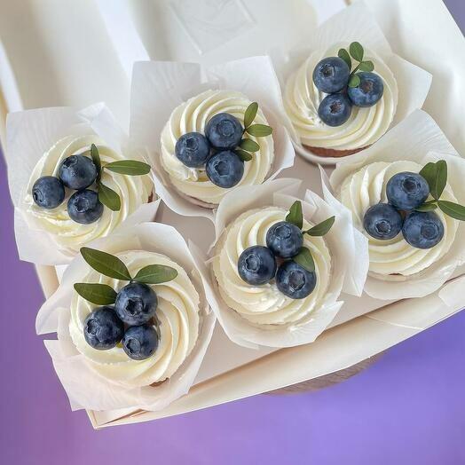 Cupcakes de arándanos