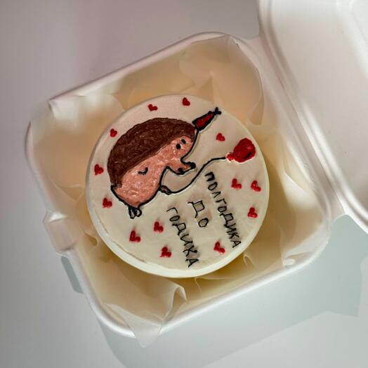 Бенто торт малышу с ёжиком на праздник,полгодика до годика