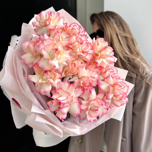 Моно букет из французских роз