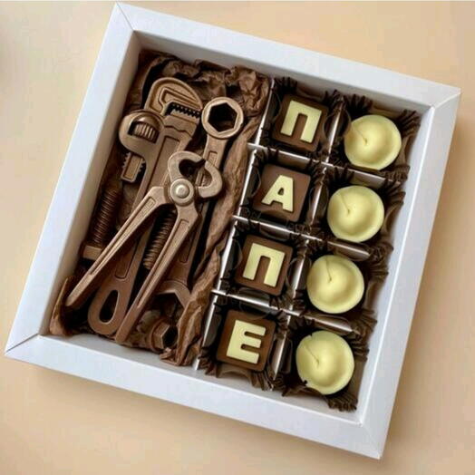 🔧 Шоколадный набор «Папе» | ChocoBelle