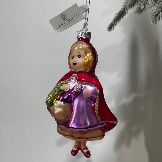Ёлочная игрушка Красная Шапочка