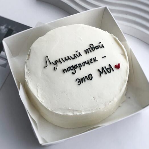 Бенто торт «подарочек»