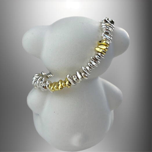 Браслет из гематита, 19 см