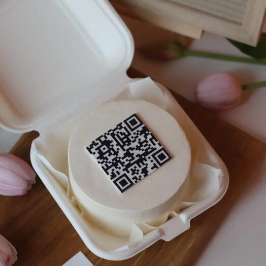 Бенто-торт с qr-кодом (куар кодом)