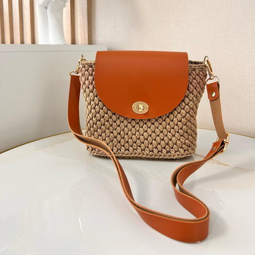 Сумка через плечо ручной работы