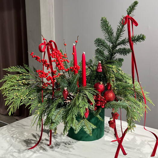 Red Flame Forest Arrangement