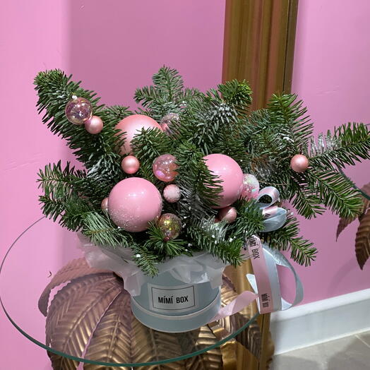 Бокс с нобилисом в розовой гамме