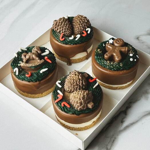 Подарочный набор чизкейков на Новый Год / Рождество 🎄