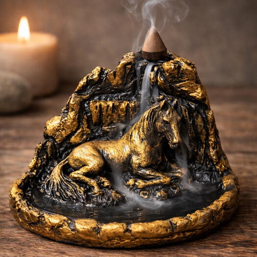 Необычный подарок на новый год. Подставка под арома конусы лошадь. Новогодние подарки. Год Лошади»