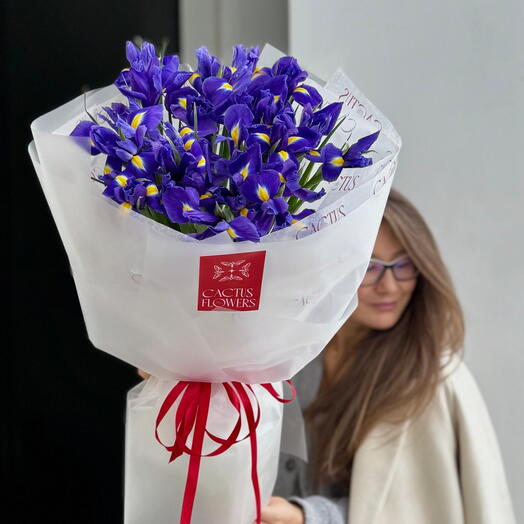 Моно-букет из Ирисов