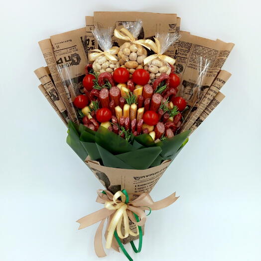 Мужской букет "Ассорти" размер S