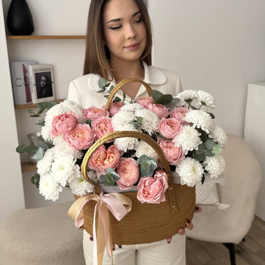 Корзина с эмоциями  нежности